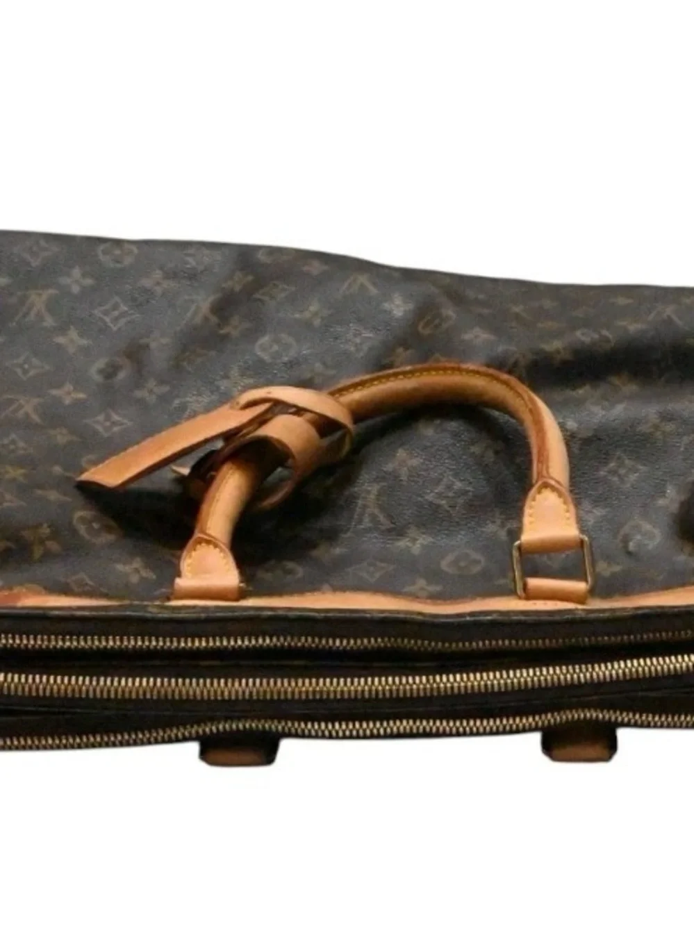 #62. Louis Vuitton Brown Monogram Alize 3 Poches
